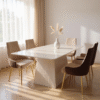 Calista Dual 6 seater marble dining